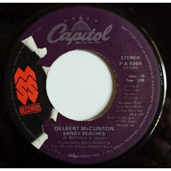 Delbert McClinton Sandy Beaches USED VINYL 7INCH SINGLE 45 RPM PROMO
