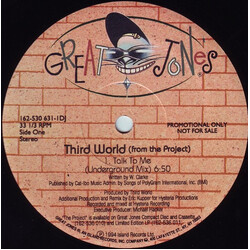Third World Talk To Me USED VINYL 12INCH 33 S RPM PROMO STEREO