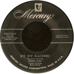 John Cali Bye Bye Blackbird USED VINYL 7INCH 45 RPM