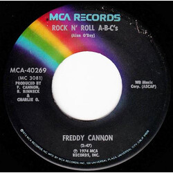 Freddy Cannon Rock N' Roll A-B-C's / Superman USED VINYL 7INCH 45 RPM SINGLE