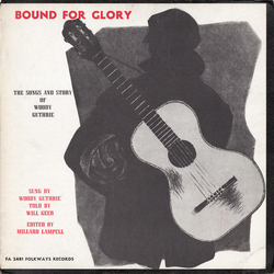 Woody Guthrie Bound For Glory Vinyl LP USED
