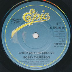 Bobby Thurston Check Out The Groove Vinyl 7" USED