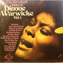 Dionne Warwick The Greatest Hits Of Dionne Warwicke Vol. 1 Vinyl LP USED