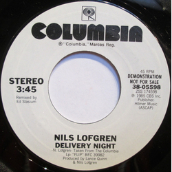 Nils Lofgren Delivery Night Vinyl 7" USED