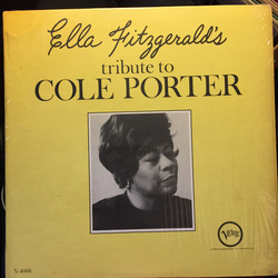Ella Fitzgerald Ella Fitzgerald's Tribute To Cole Porter Vinyl LP USED