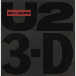 U2 3-D Dance Mixes Vinyl 12" USED