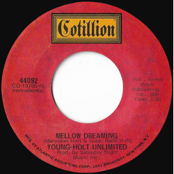 Young Holt Unlimited Mellow Dreaming / Black And White Vinyl 7" USED