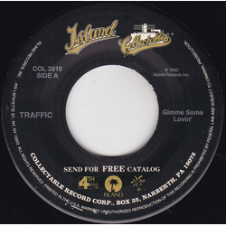 Traffic Gimme Some Lovin' / Dear Mr. Fantasy Vinyl 7" USED
