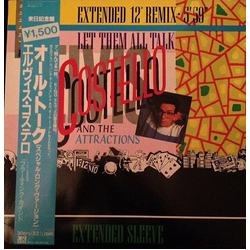 Elvis Costello & The Attractions Let Them All Talk Vinyl 12" USED