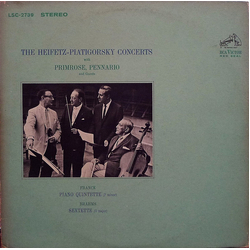 Jascha Heifetz / Gregor Piatigorsky / William Primrose / Leonard Pennario / César Franck / Johannes Brahms The Heifetz-Piatigorsky Concerts: Piano Qui