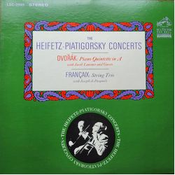 Antonín Dvořák / Jean Françaix / Jascha Heifetz / Gregor Piatigorsky The Heifetz-Piatigorsky Concerts Vinyl LP USED
