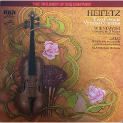 Jascha Heifetz / Henryk Wieniawski / Édouard Lalo / RCA Victor Symphony Orchestra Concerto In D Minor / Symphonie Espagnole Vinyl LP USED