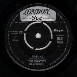 The Chantays Pipeline Vinyl 7" USED