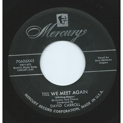 David Carroll Till We Meet Again / The Blue Scarecrow USED VINYL 7INCH 45 RPM SINGLE