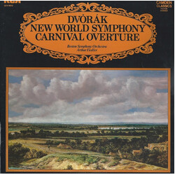 Antonín Dvořák / Boston Symphony Orchestra / Arthur Fiedler New World Symphony - Carnival Overture Vinyl LP USED