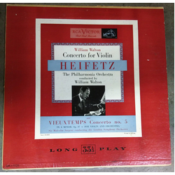 Sir William Walton / Henri Vieuxtemps / Jascha Heifetz / Philharmonia Orchestra / Sir Malcolm Sargent / London Symphony Orchestra Concerto For Violin 