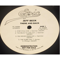 Jeff Beck There & Back Vinyl LP USED
