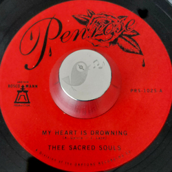 Thee Sacred Souls My Heart Is Drowning Vinyl 7" USED