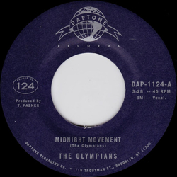 The Olympians Midnight Movement / Stand Tall Vinyl 7" USED