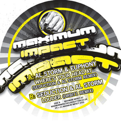 Storm & Euphony / Seduction & Al Storm Wheres Your Head At (Seduction & Al Storm Remix) / Louder (Orbit1 Remix) Vinyl 12" USED