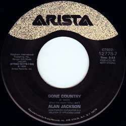 Alan Jackson (2) Gone Country Vinyl 7" USED