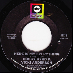 Bobby Byrd / Vicki Anderson Here Is My Everything / Loving You Vinyl 7" USED