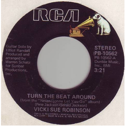 Vicki Sue Robinson Turn The Beat Around / Lack Of Respect Vinyl 7" USED