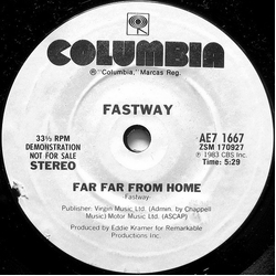 Fastway (2) Far Far From Home Vinyl 7" USED