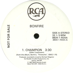 Bonfire Champion Vinyl 12" USED