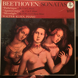 Ludwig van Beethoven / Walter Klien Piano Sonatas No. 14, Op. 27; No. 8, Op. 13; No. 23, Op. 57 Vinyl LP USED