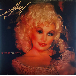 Dolly Parton Burlap & Satin Vinyl LP USED