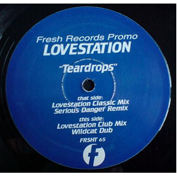 Lovestation Teardrops (Promo 1) Vinyl 12" USED
