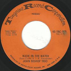 John Bishop Trio Wade In The Water / All Day Long Vinyl 7" USED