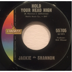 Jackie DeShannon Hold Your Head High / She Don't Understand Him Like I Do Vinyl 7" USED