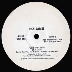 Rick James Love Gun Vinyl 12" USED