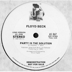 Floyd Beck Party Is The Solution Vinyl 12" USED