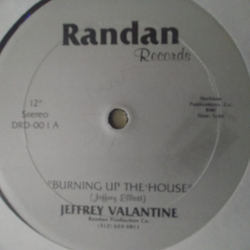 Jeffrey Valantine Burning Up The House Vinyl 12" USED
