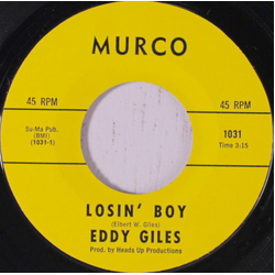 Eddie Giles Losin' Boy / I Got The Blues Vinyl 7" USED