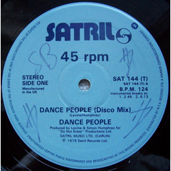 Dance People Dance People Vinyl 12" USED