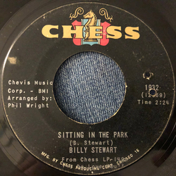 Billy Stewart Sitting In The Park / Once Again Vinyl 7" USED
