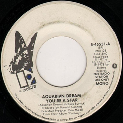 Aquarian Dream (2) You're A Star Vinyl 7" USED