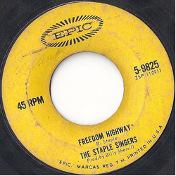 The Staple Singers Freedom Highway Vinyl 7" USED