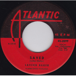 Lavern Baker Saved Vinyl 7" USED