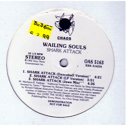 Wailing Souls Shark Attack Vinyl 12" USED