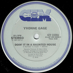 Yvonne Gage Doin' It In A Haunted House Vinyl 12" USED