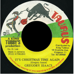Gregory Isaacs It's Christmas Time Again Vinyl 7" USED