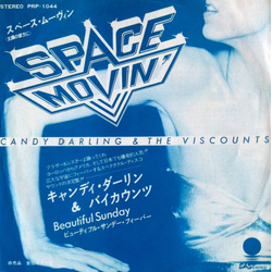 Candy Darling & The Viscounts Space Movin' Vinyl 7" USED
