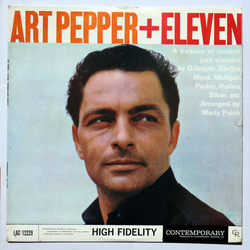 Art Pepper Art Pepper + Eleven Vinyl LP USED