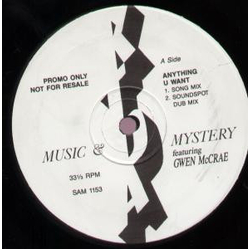 Music & Mystery / Gwen McCrae Anything U Want (Mixes) Vinyl 12" USED