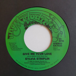 Sylvia Striplin Give Me Your Love Vinyl 7" USED